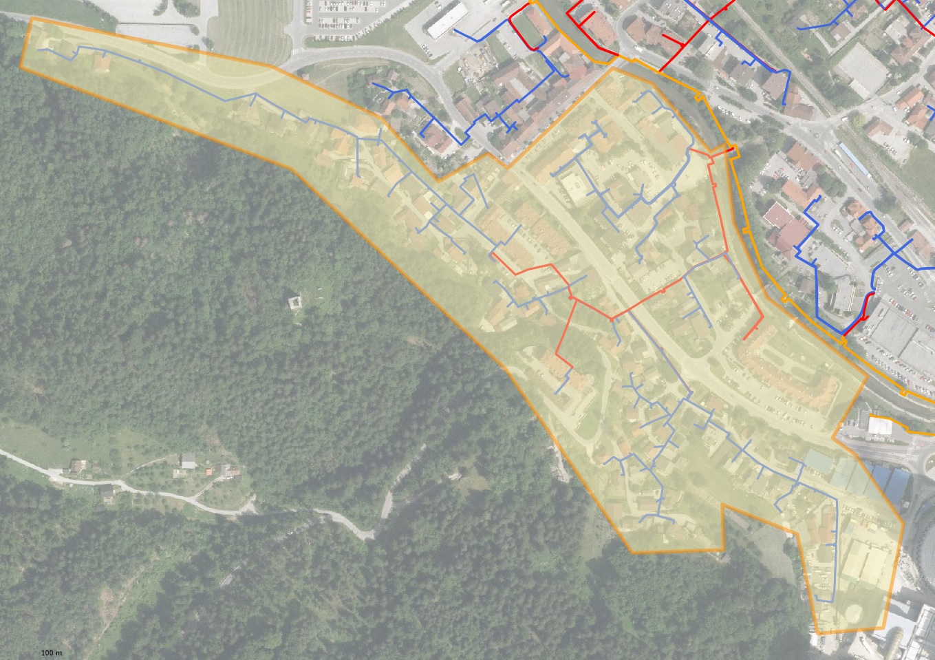 2020 02 06 Prekinjena dobava toplotne energije primarno omrežje most Merx Šoštanj
