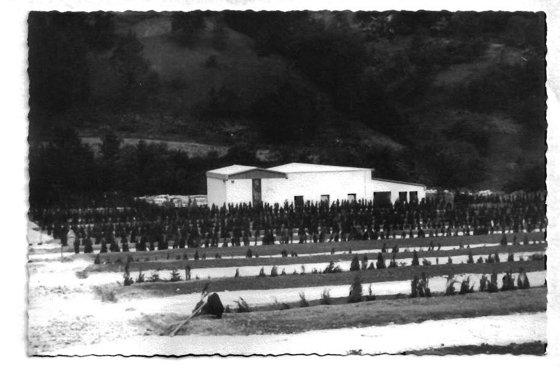 pokopališče Podkraj ob otvoritvi 1. 7. 1968