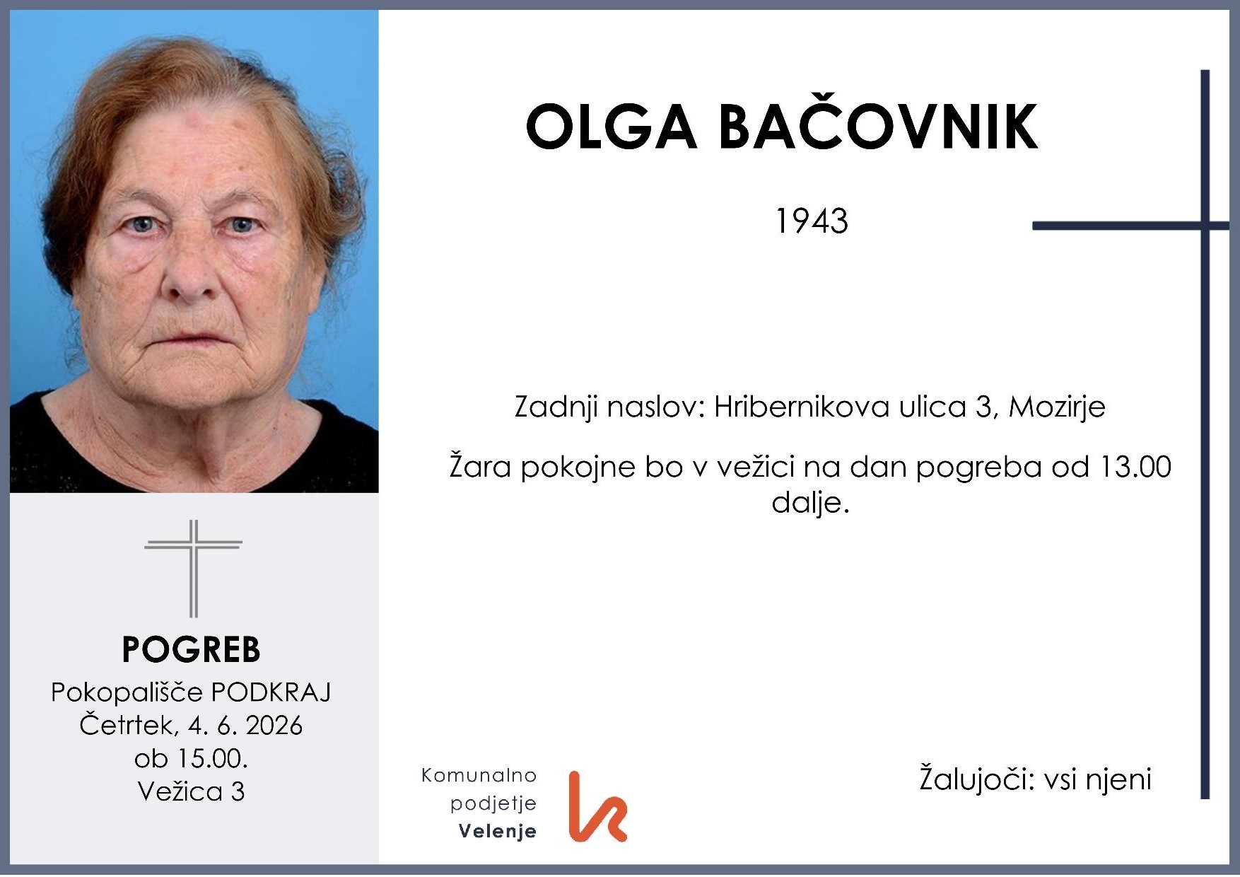 Bačovnik Olga 1943 1