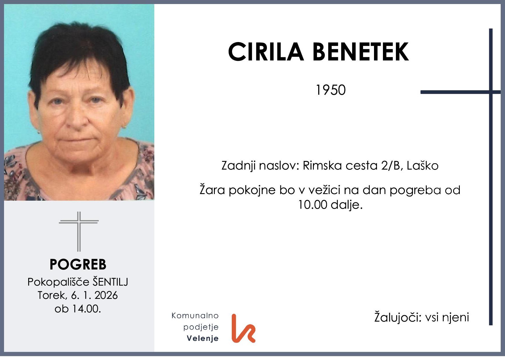 Benetek Cirila 1950 1