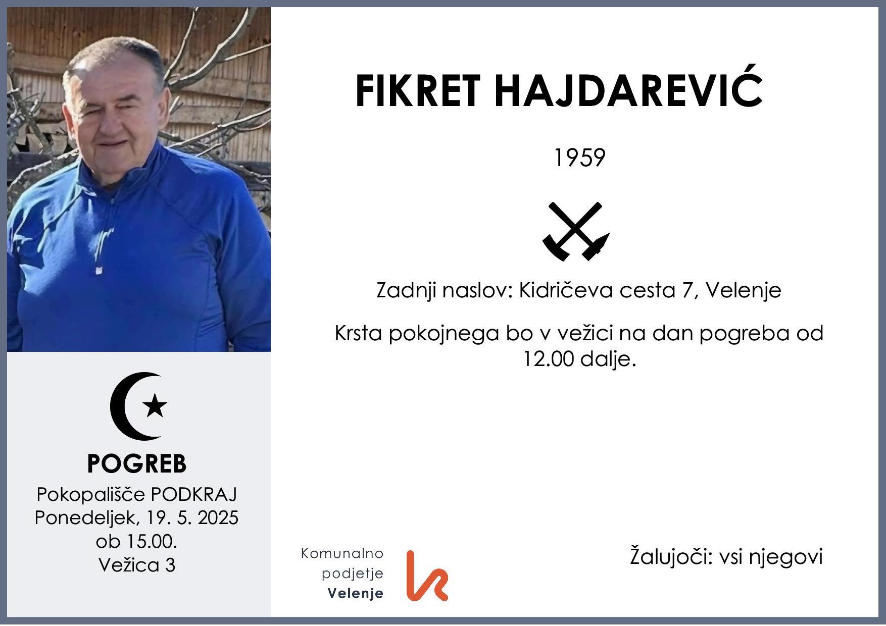 Hajdarević Fikret 1959 1