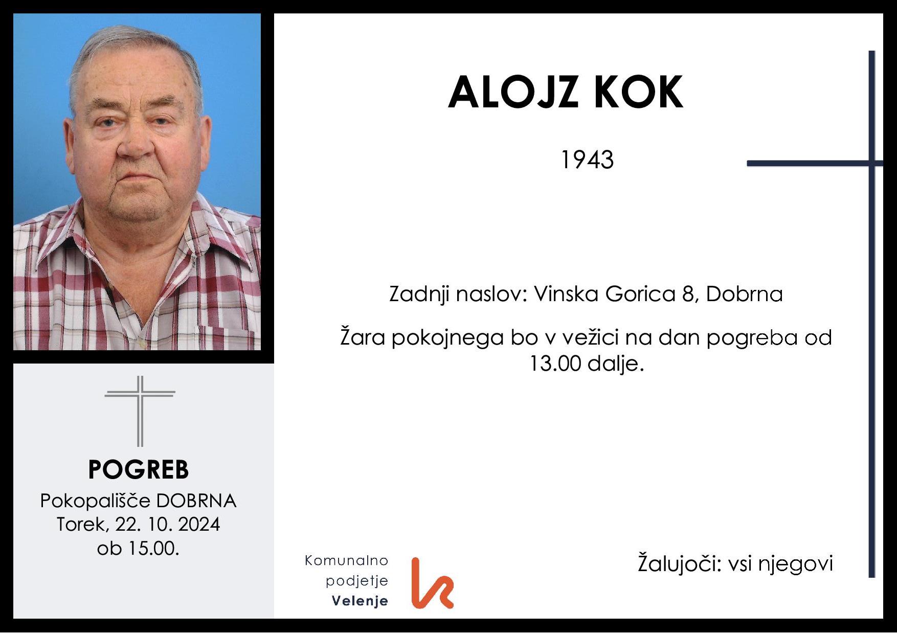 Kok Alojz 1943 1