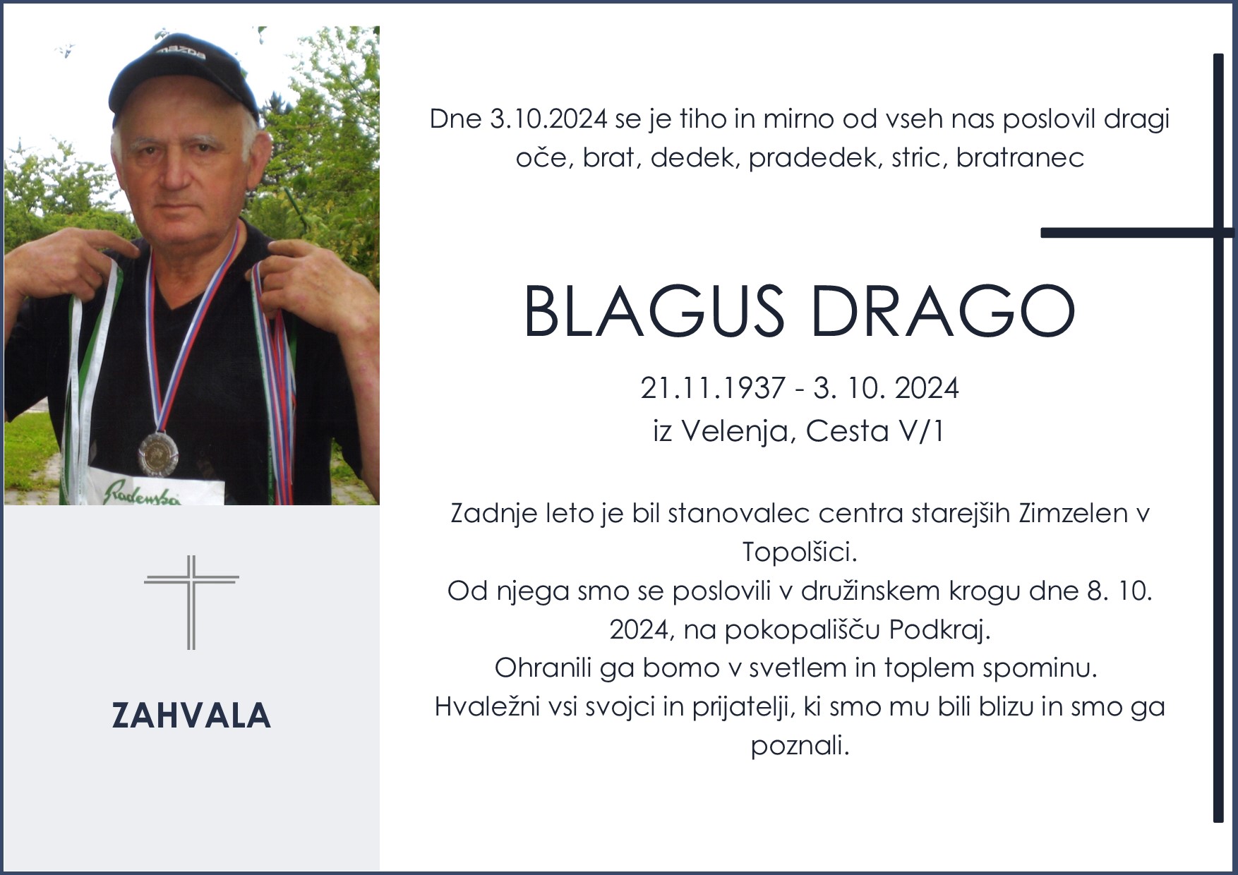 Zahvala Blagus